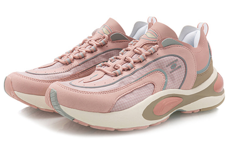 Беговые кроссовки (WMNS) Li-Ning V8 'Pink Khaki' — фото 3