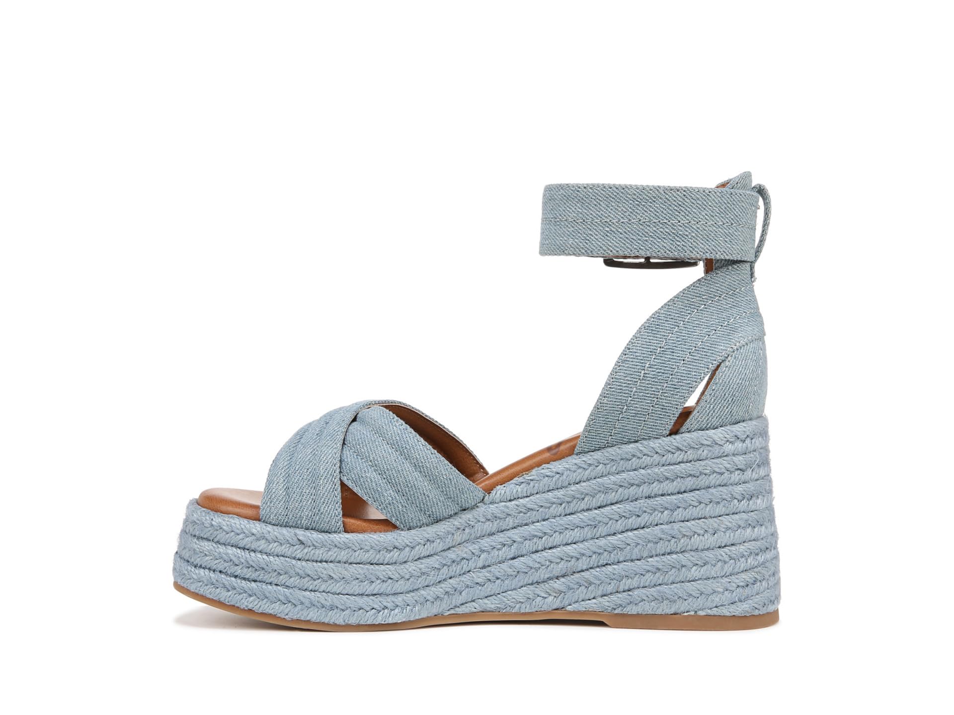 Туфли ZODIAC Naomi Denim Ankle Strap Wedge Sandal, Blue Denim Fabric — фото 4