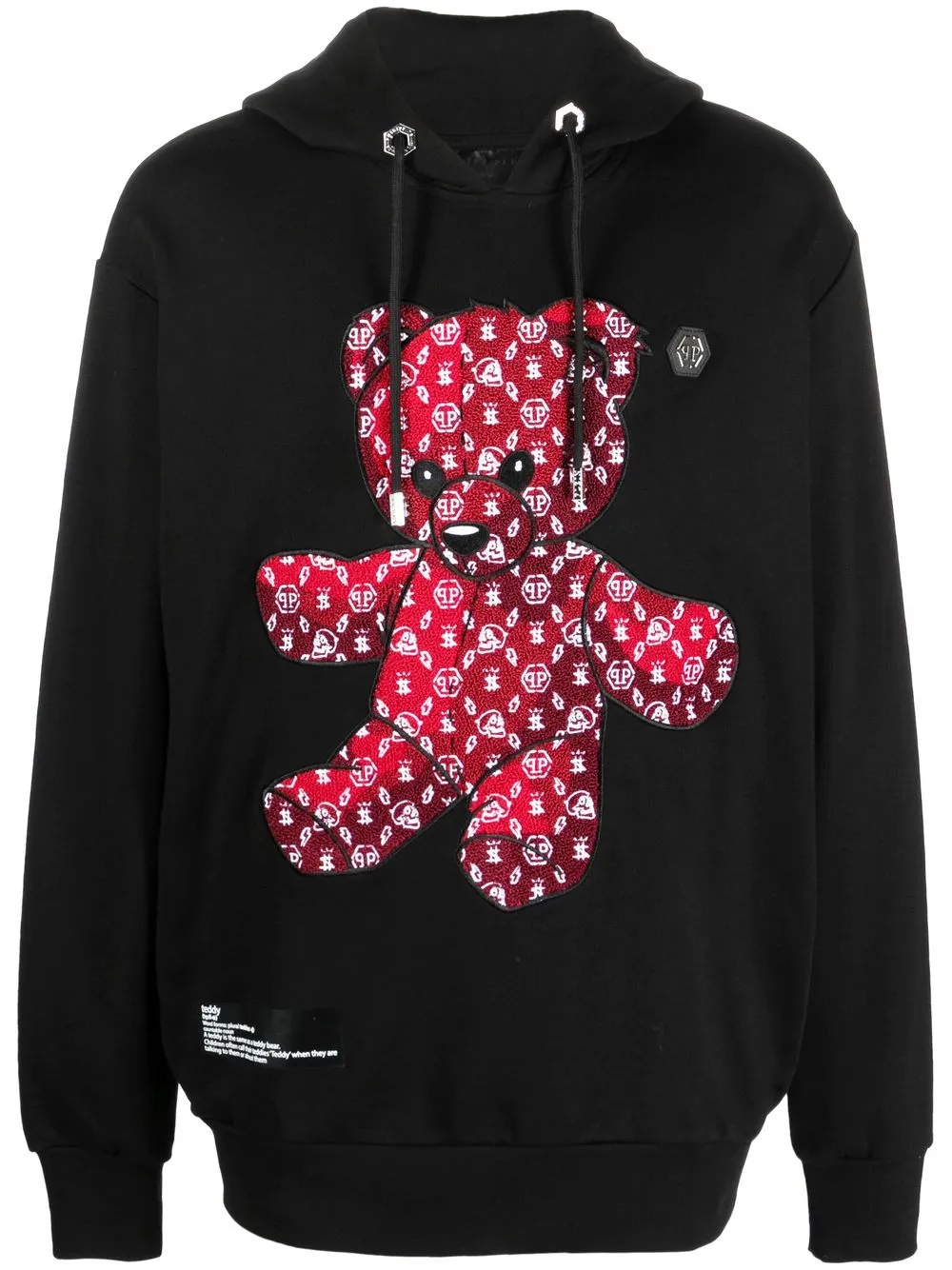 

Худи Teddy Bear с длинными рукавами Philipp Plein, черный