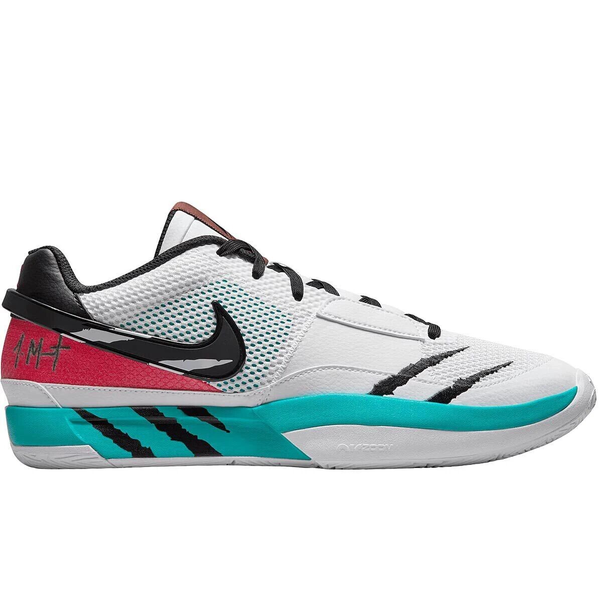 

Баскетбольные кроссовки JA 1 Scratch Nike, цвет Weiß/Schwarz/Grün/Rot