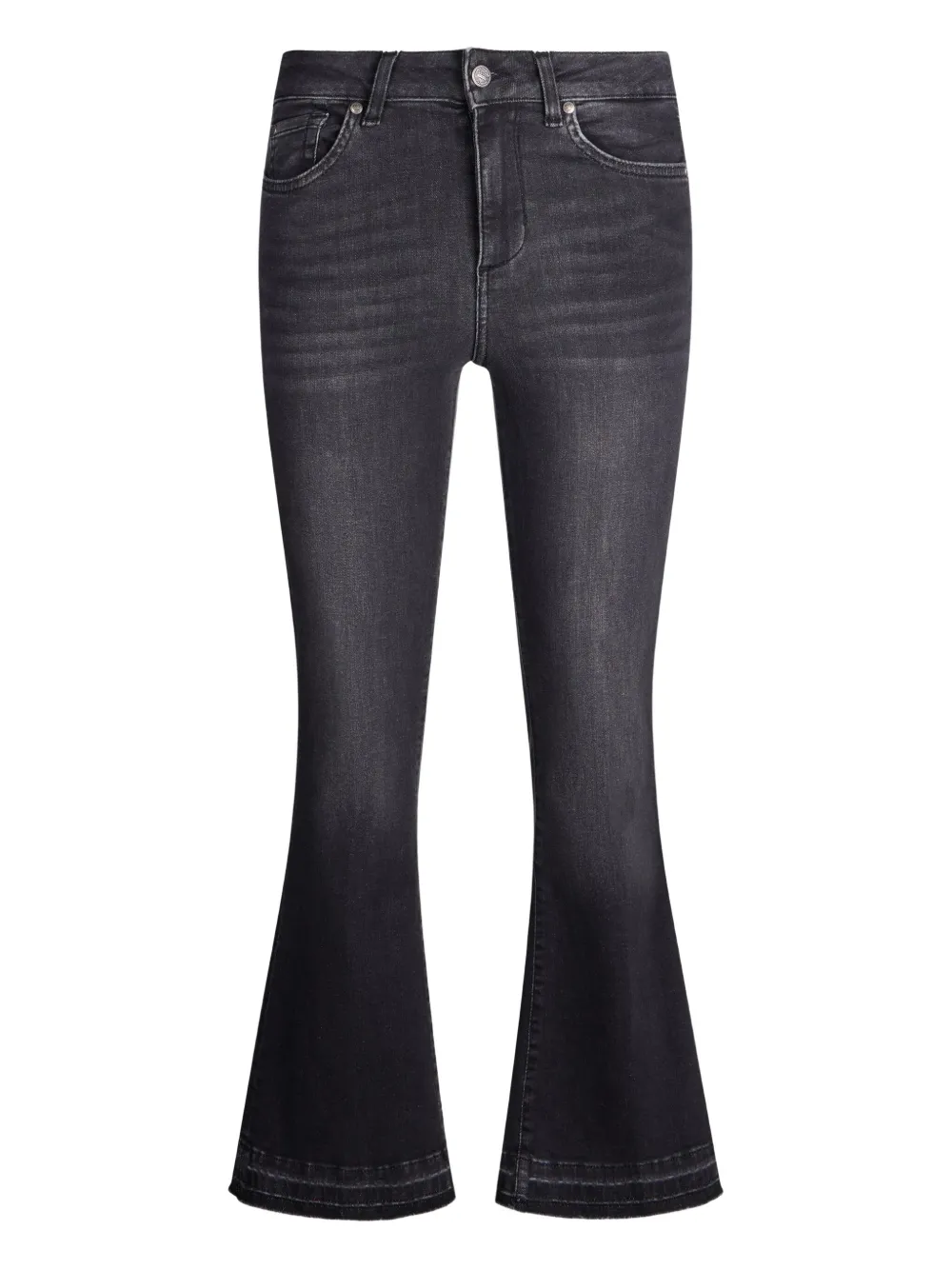 

Джинсы с потертостями и логотипом LIU JO, черный