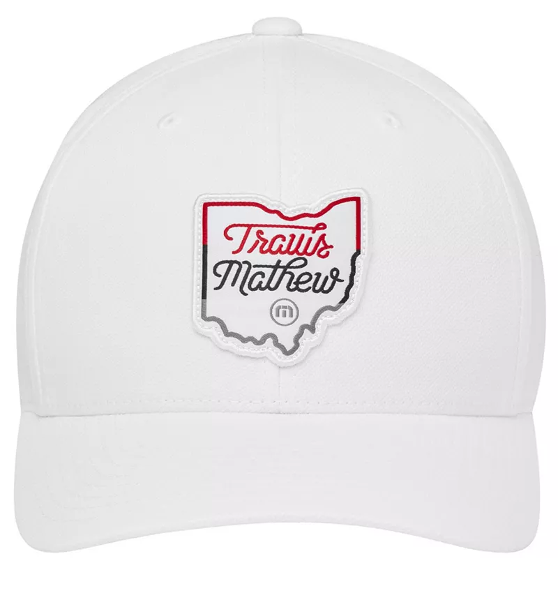 

Мужская кепка для гольфа TravisMathew The Three Cs 2.0 OH State, белый