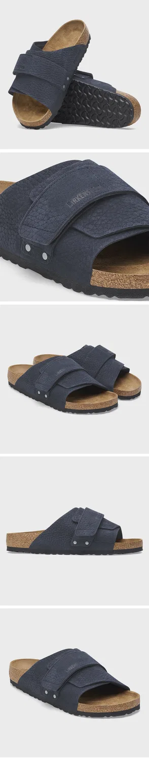 Мужские сандалии Kyoto Nubuck Leather Desert Buck Midnight от Birkenstock — фото 3