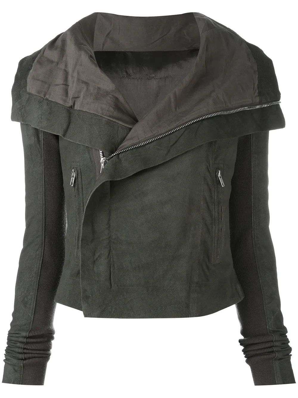 

Байкерская куртка Rick Owens, серый