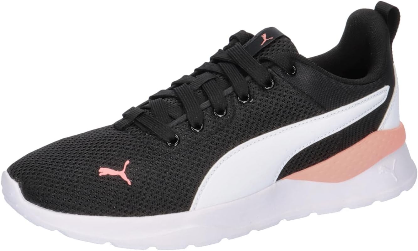 Кроссовки PUMA St Runner унисекс на застежке-липучке, белый/черный/персиковый