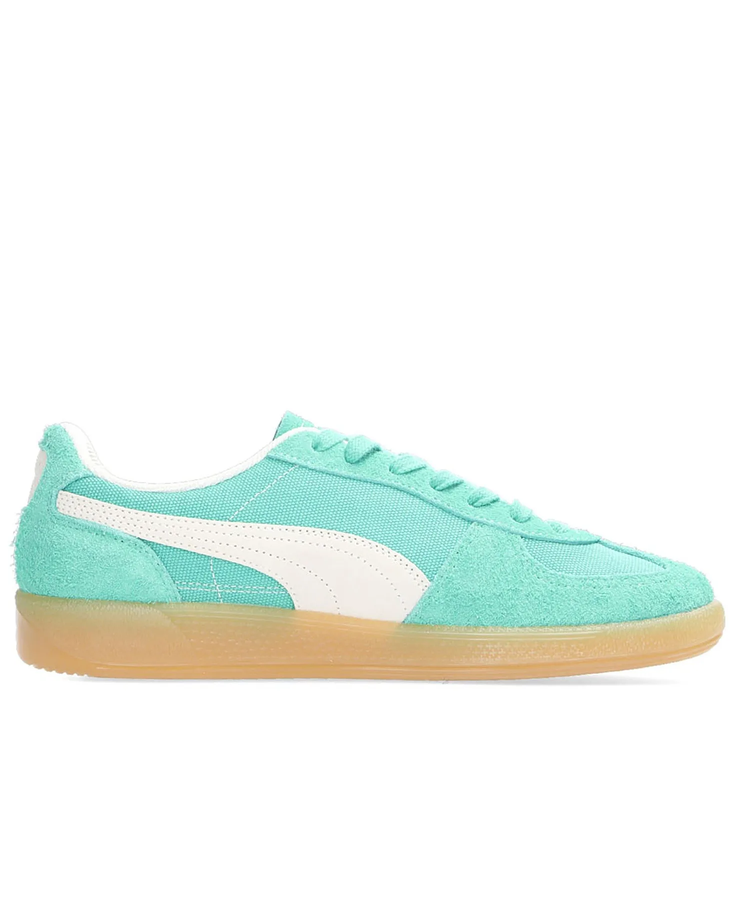 Мужские кроссовки из натуральной кожи PUMA PALERMO VINTAGE светлые — фото 2