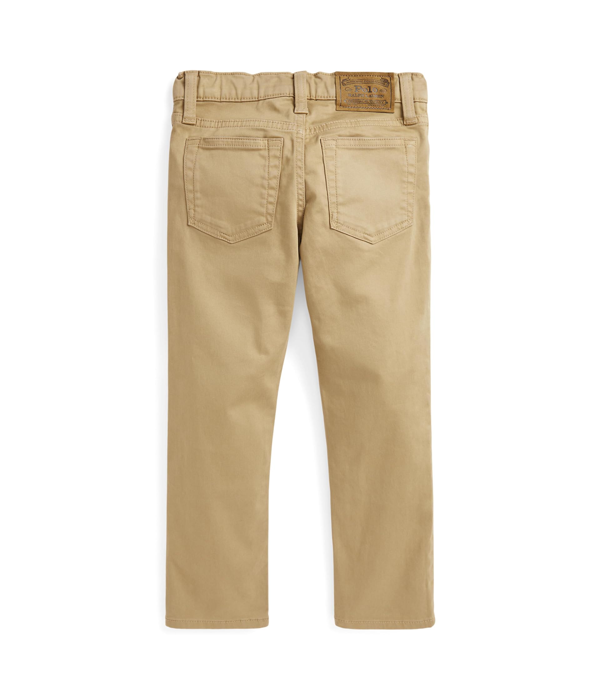 Брюки Polo Ralph Lauren Kids Sullivan Slim Stretch Sateen Pants, цвет Desert Khaki — фото 3