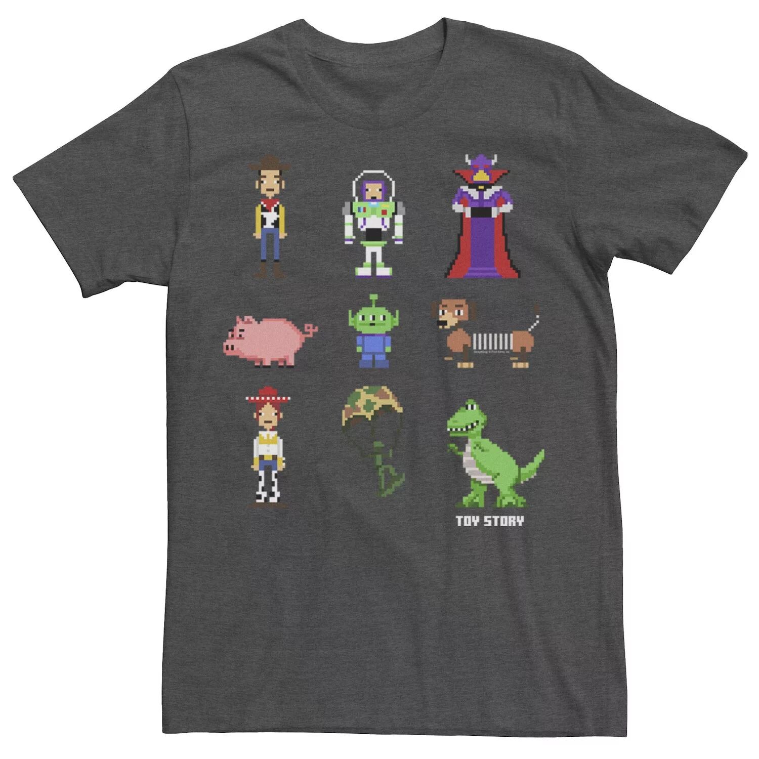 

Мужская футболка Toy Story Pixel Toys 8-битная ретро-футболка Disney / Pixar
