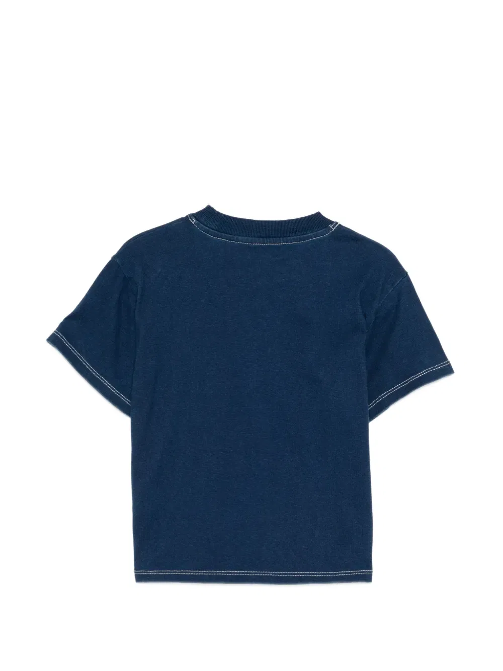 Футболка с графическим принтом Kenzo Kids, синий — фото 2