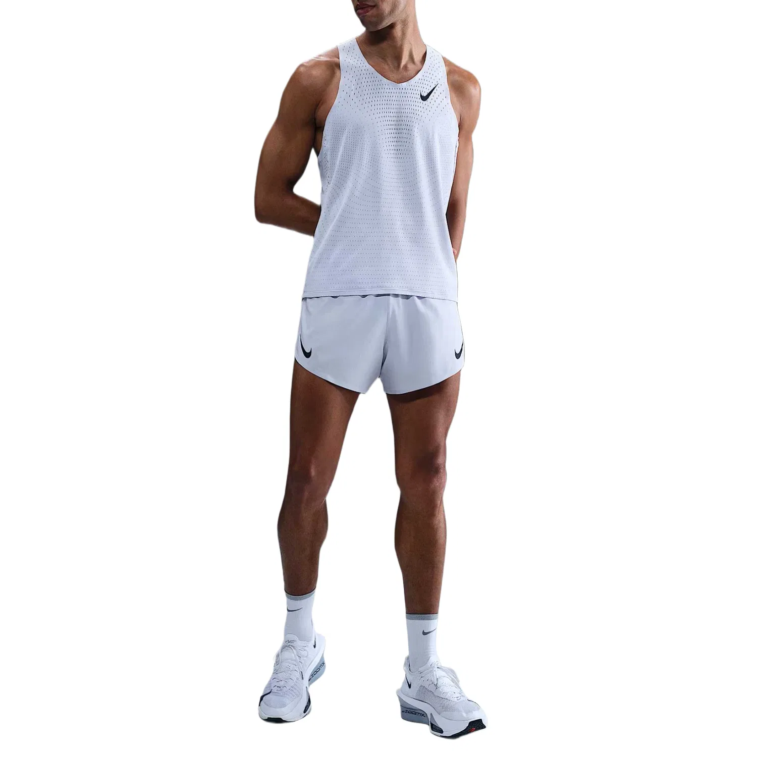 Спортивные шорты Dri FIT ADV мужские White/Black Nike — фото 3