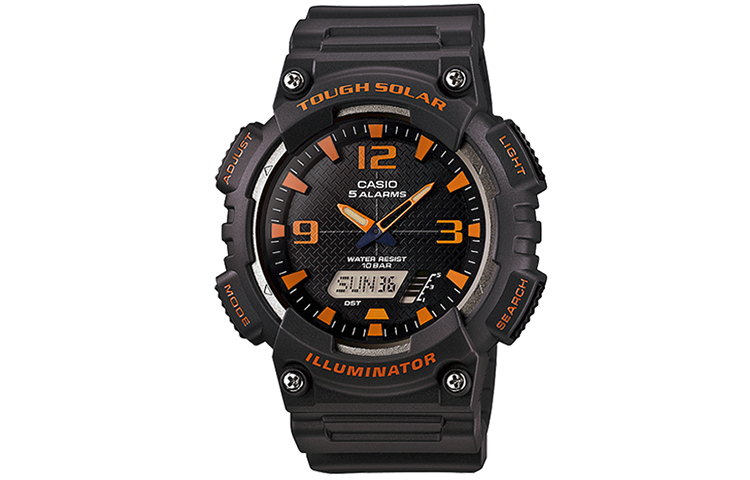 

Мужские молодежные черные часы AQ-S810W-8A CASIO