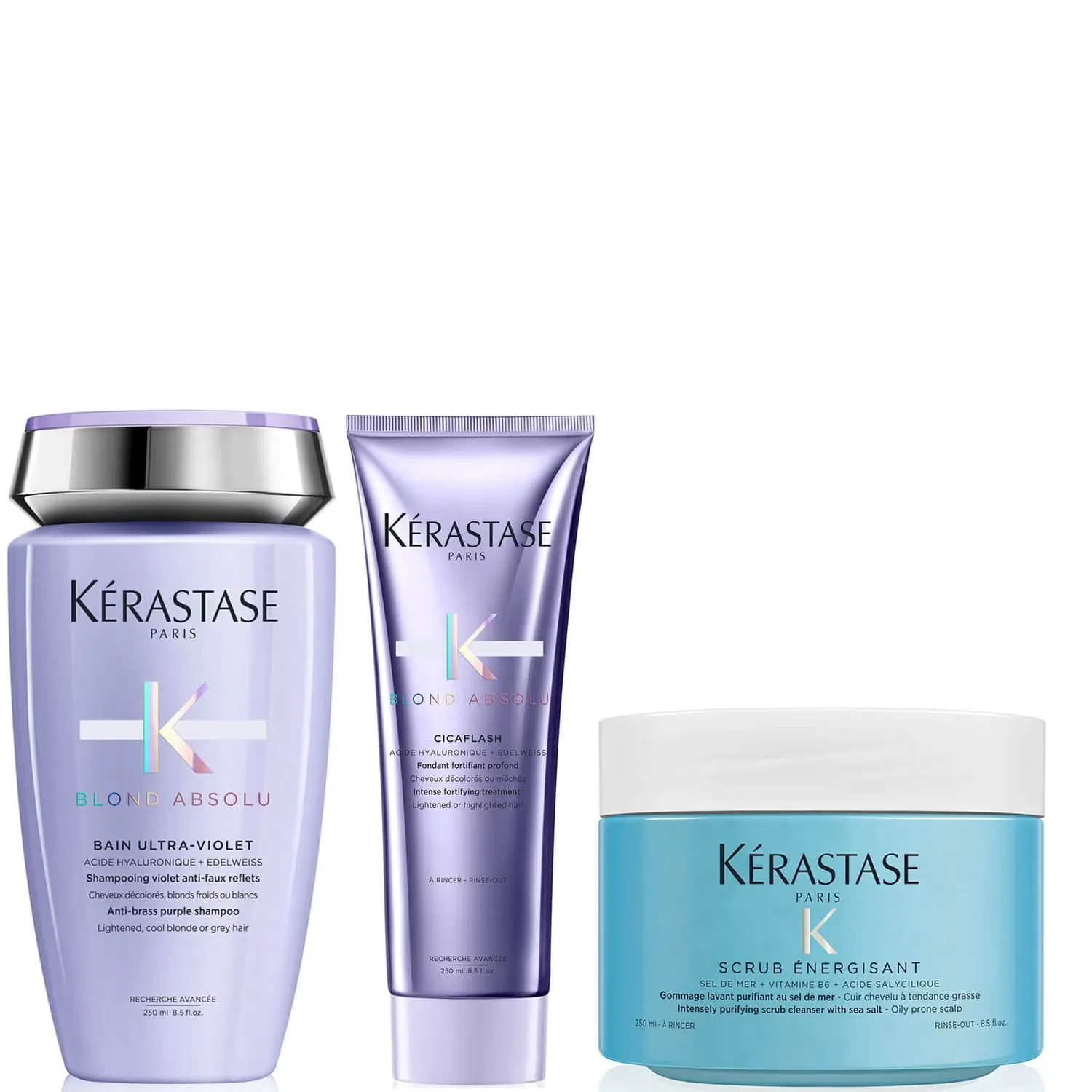 

Blond Absolu и бодрящий скраб Trio 250мл Kerastase