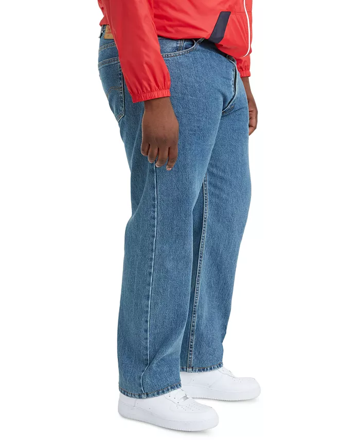 Мужские джинсы Big & Tall 505 Original-Fit Non-Stretch Levi's, синий — фото 3