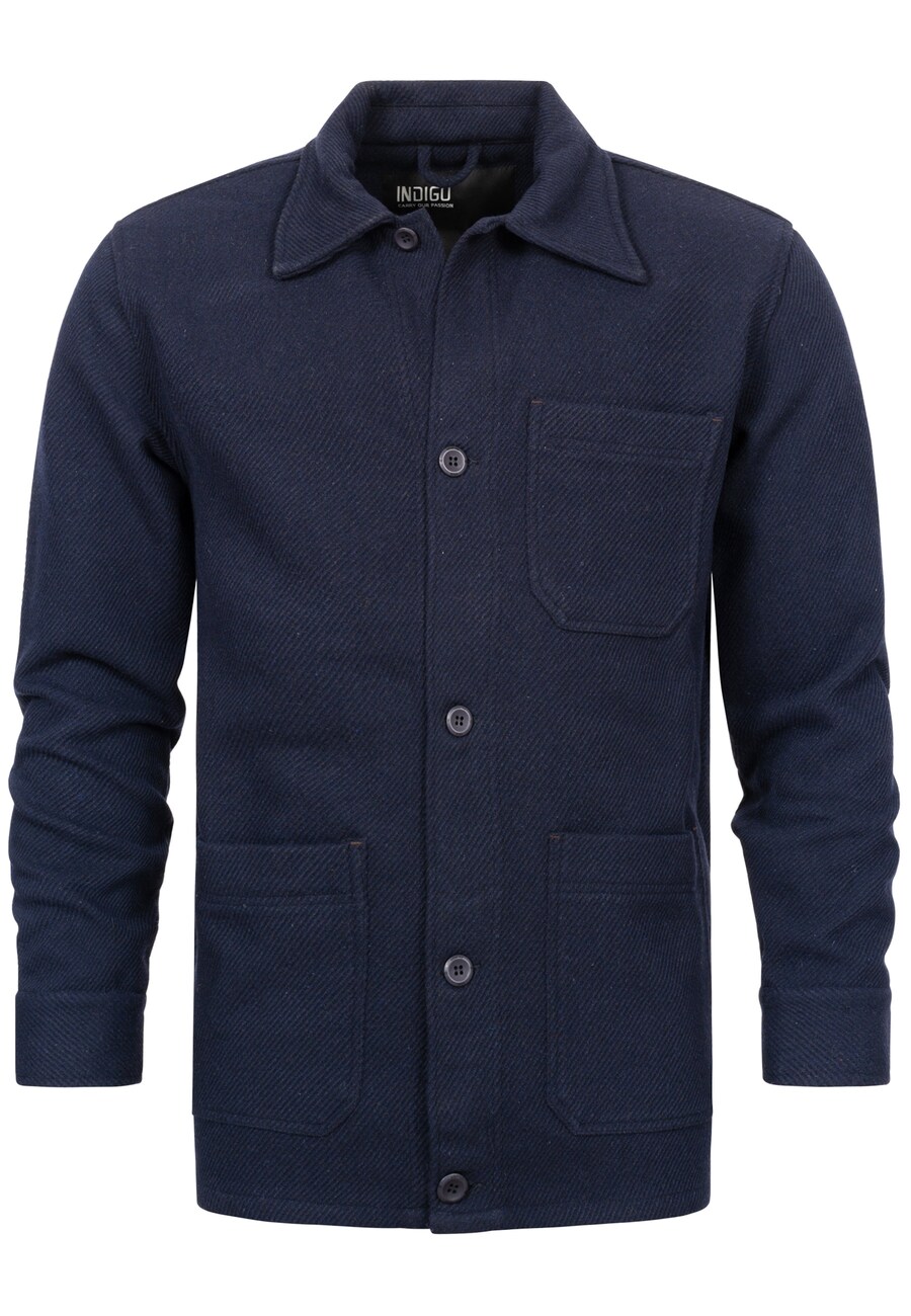 

Всесезонная куртка INDICODE JEANS Between-Season Jacket Thanasis, темно-синий
