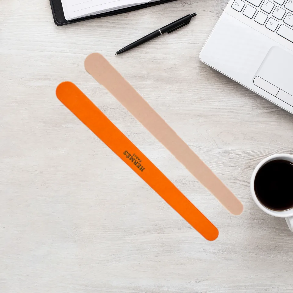 Пилочка для ногтей Les Mains портативная HERMES, Les Mains Hermes Nail File (12 Pcs/Box) — фото 3
