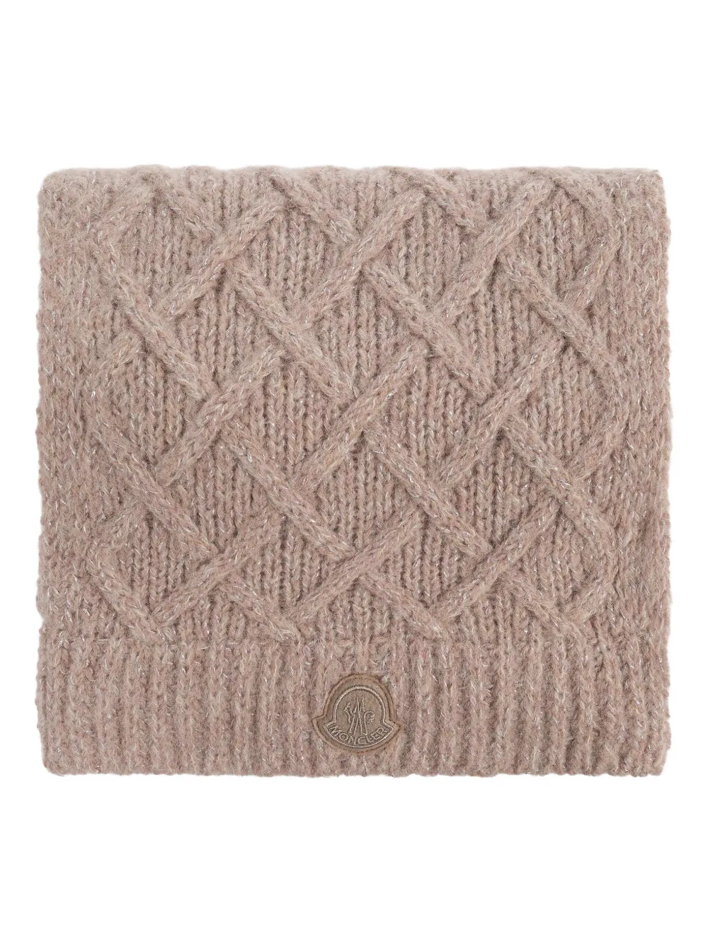 

Шарф из смеси шерсти альпаки Moncler, коричневый