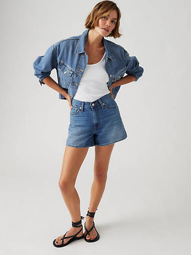 

Легкие женские шорты 80s Mom Levi's, цвет Cool City Whip - Medium Wash