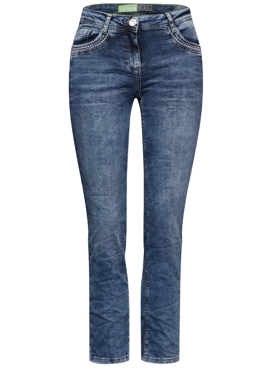 

Джинсы CECIL Slim fit Jeans, синий деним