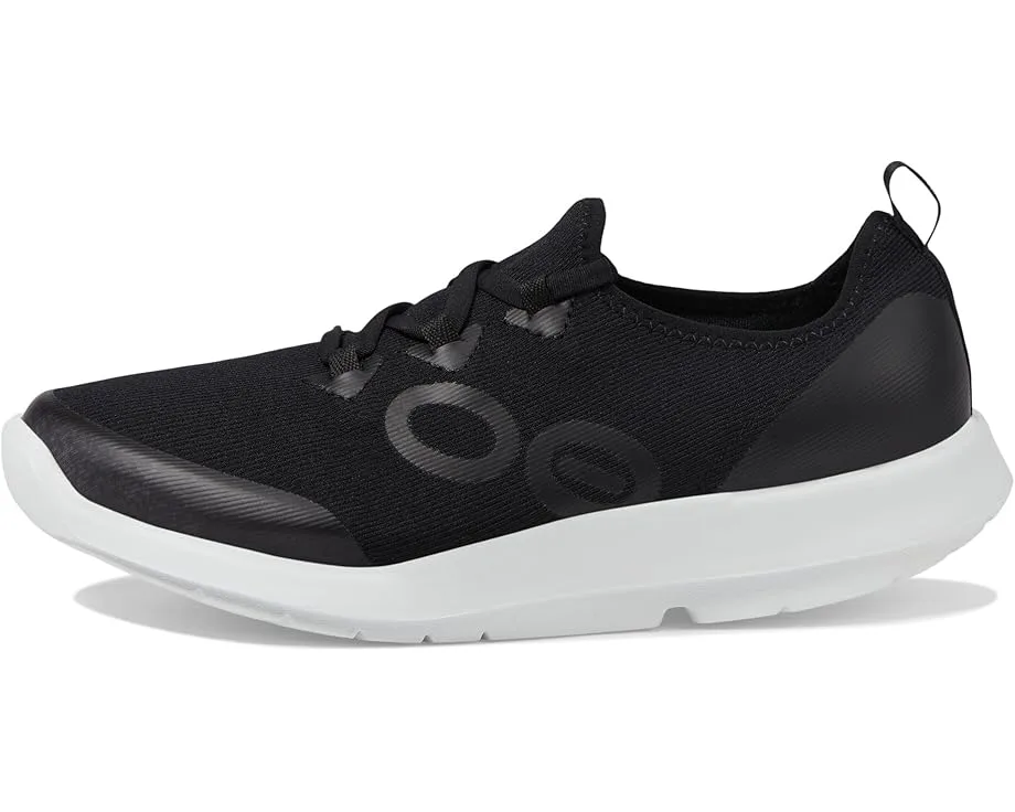 Кроссовки OOFOS Men's OOmg Sport LS Shoe, White/Black — фото 4