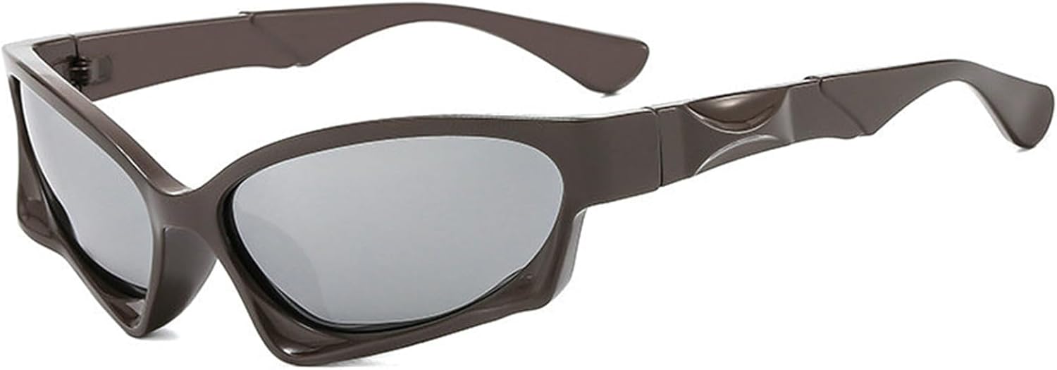 

Солнцезащитные очки Helena Y2K Punk Cat Eye для женщин, 2024 год, роскошный дизайн, особая форма, нестандартная форма, спортивные очки, защита от ультрафиолета UV400, C5