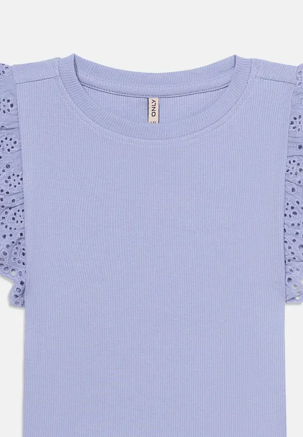 Футболка Kogdrea life basic t-shirt Only Girls, нежно-лавандовый — фото 4