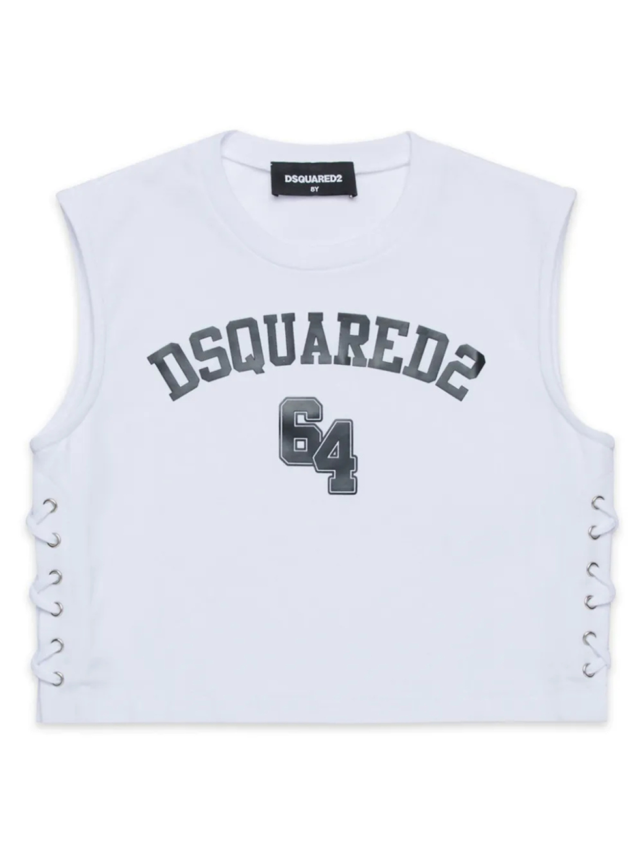 

DSQUARED2 KIDS топ с логотипом, белый
