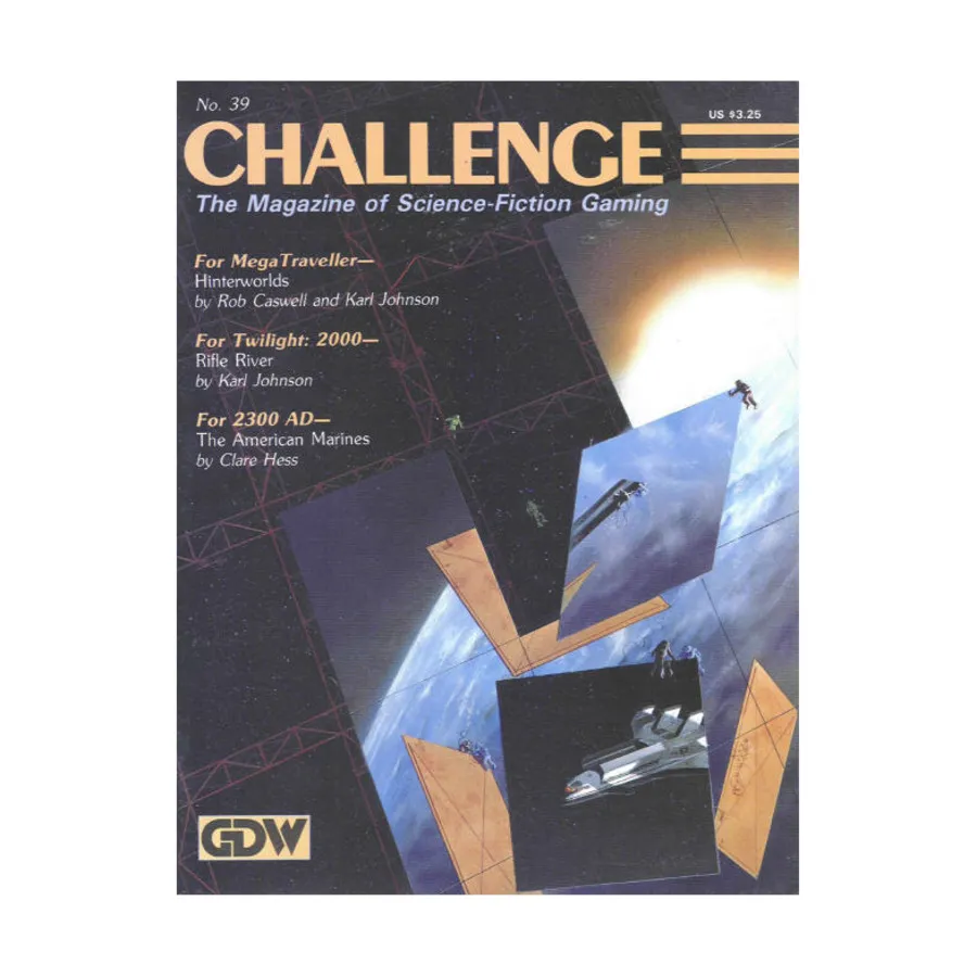 

Журнал #39 "MegaTraveller - Hinterworlds, Twilight - 2000, 2300 AD", Challenge Magazine