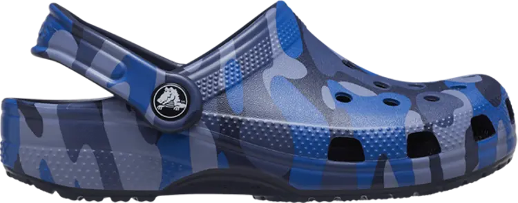 

Кроссовки Classic Redux Clog Toddler 'Navy Camo', синий