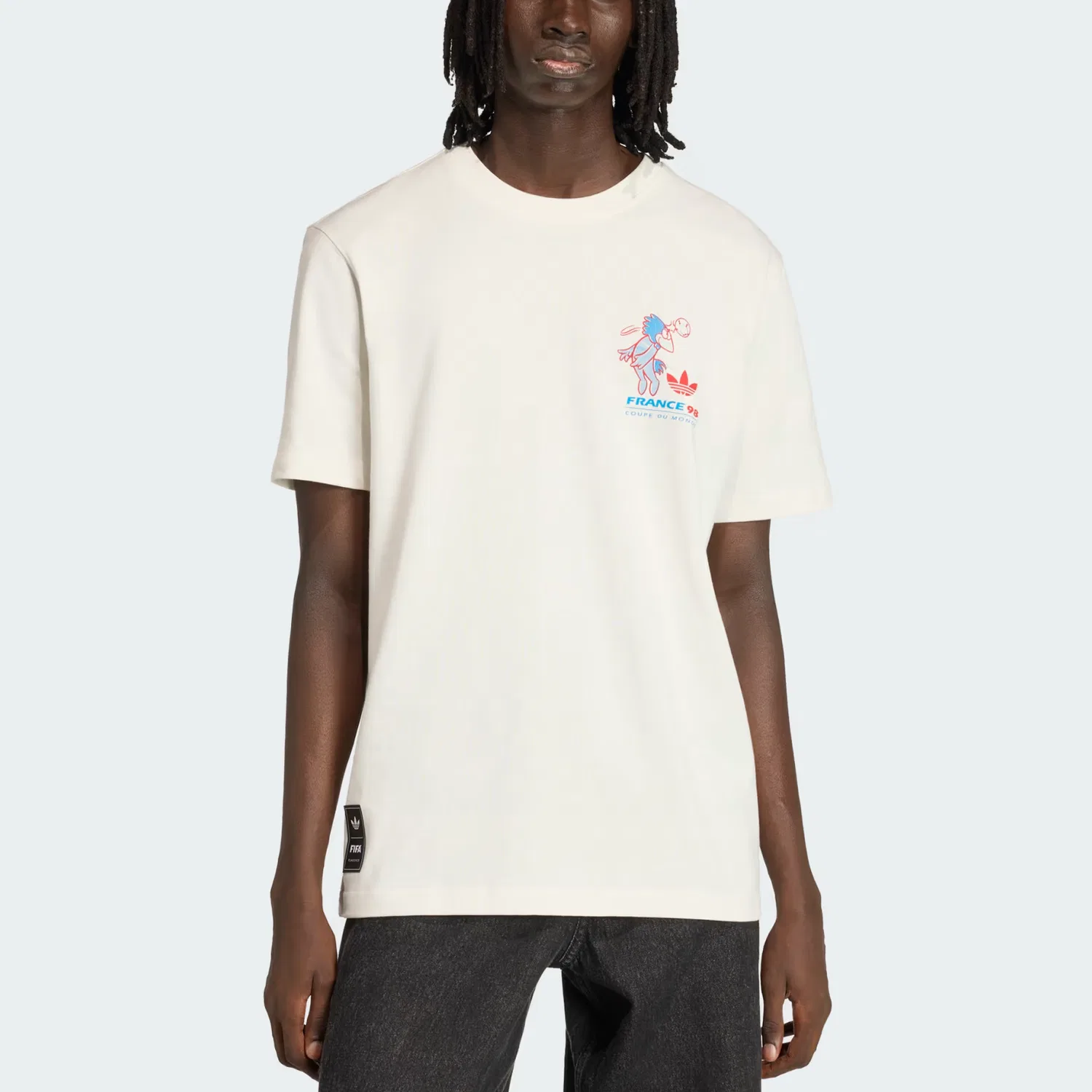 Футболка с талисманом чемпионата мира по футболу 2026 Footix Adidas Originals, Beige — фото 3