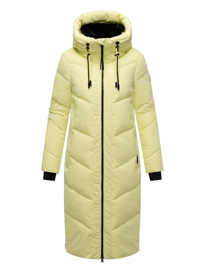 

Стеганое пальто Nadaree XVI пастельно-желтого цвета Marikoo