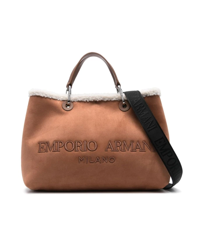 

Сумка через плечо из искусственной кожи Emporio Armani, коричневый