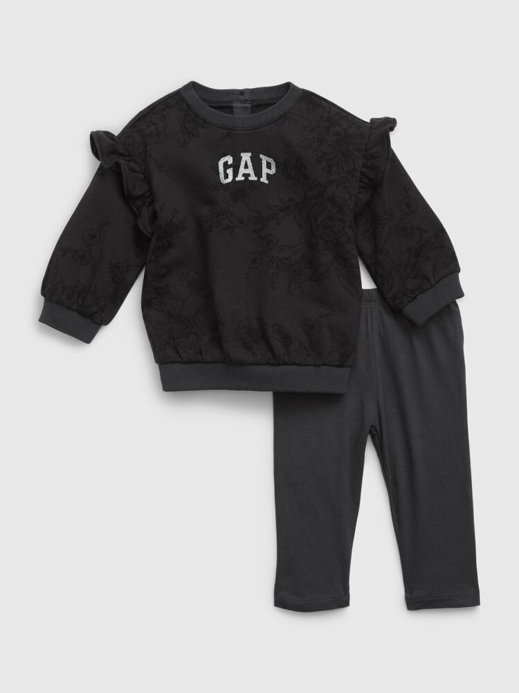 

Спортивный костюм с логотипом Gap, черный