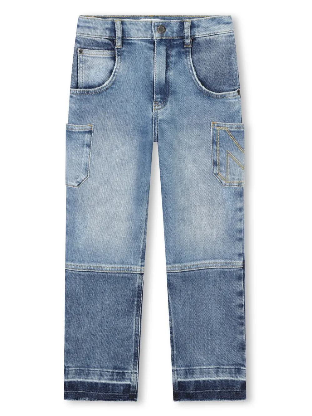 

Джинсы со вставками Marc Jacobs Kids, синий