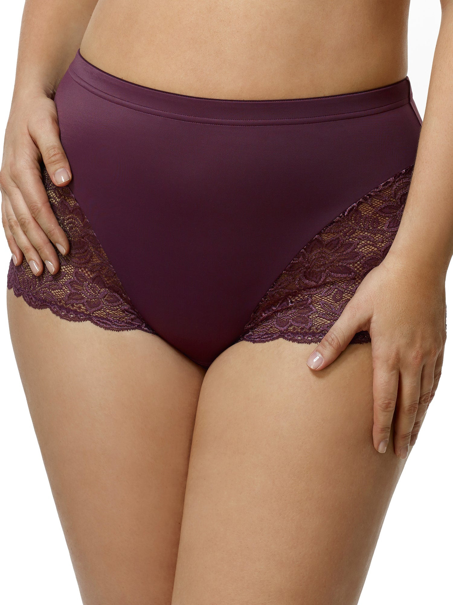 

Женские кружевные трусы Elila Isabella, цвет plum