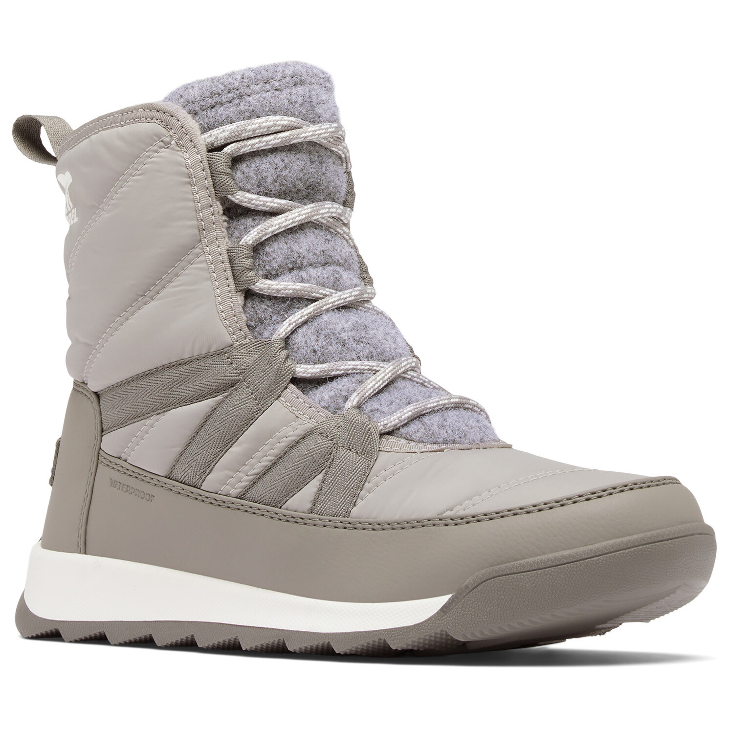 Женские ботинки Sorel Whitney II Plus Lace водонепроницаемые зимние, коричневый/черный — фото 3