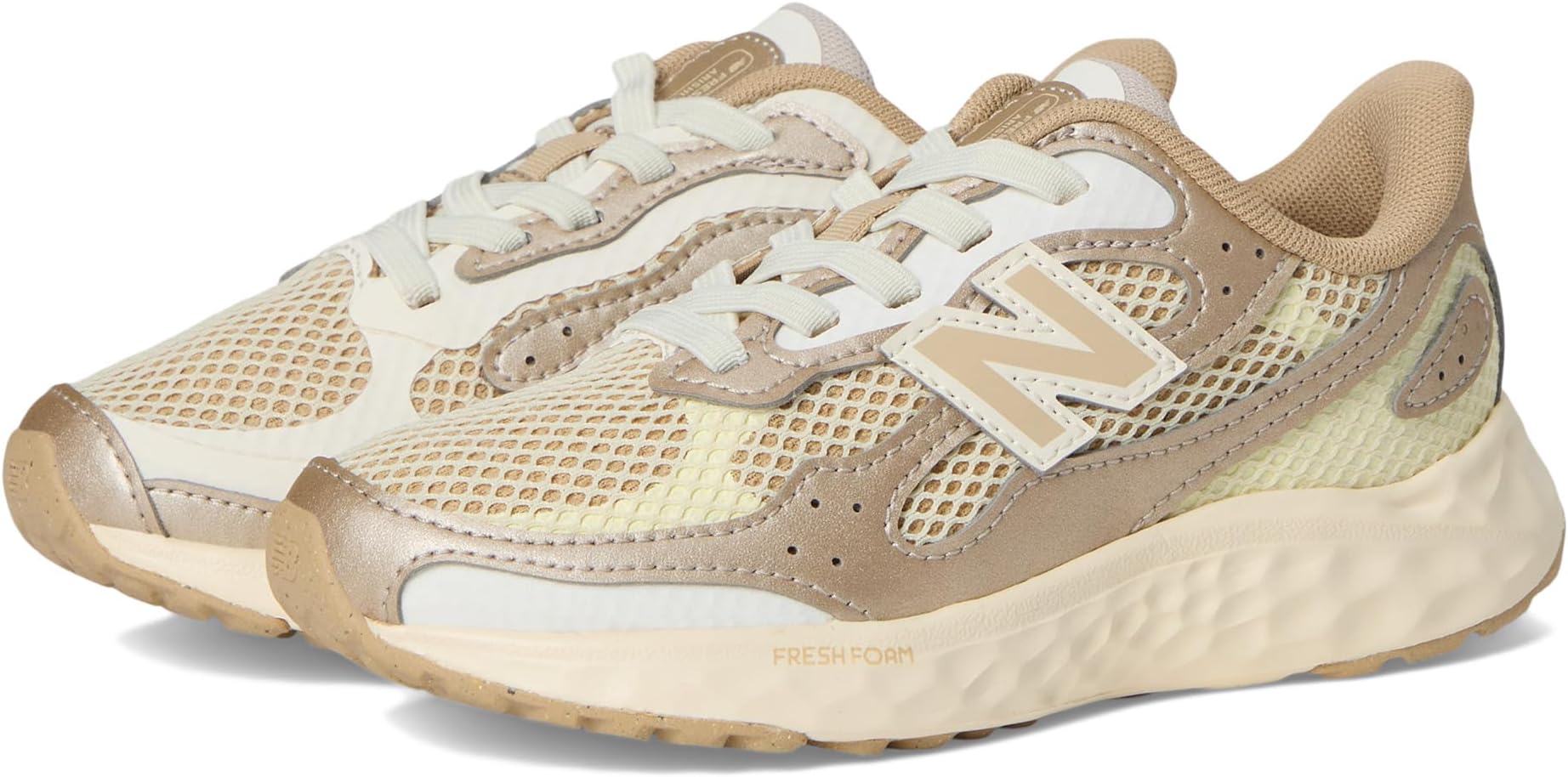 

Кроссовки New Balance Kids Fresh Foam Arishi Lux Bungee Lace, цвет Angora/Incense
