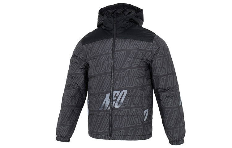 

Пуховик унисекс черный Adidas Neo