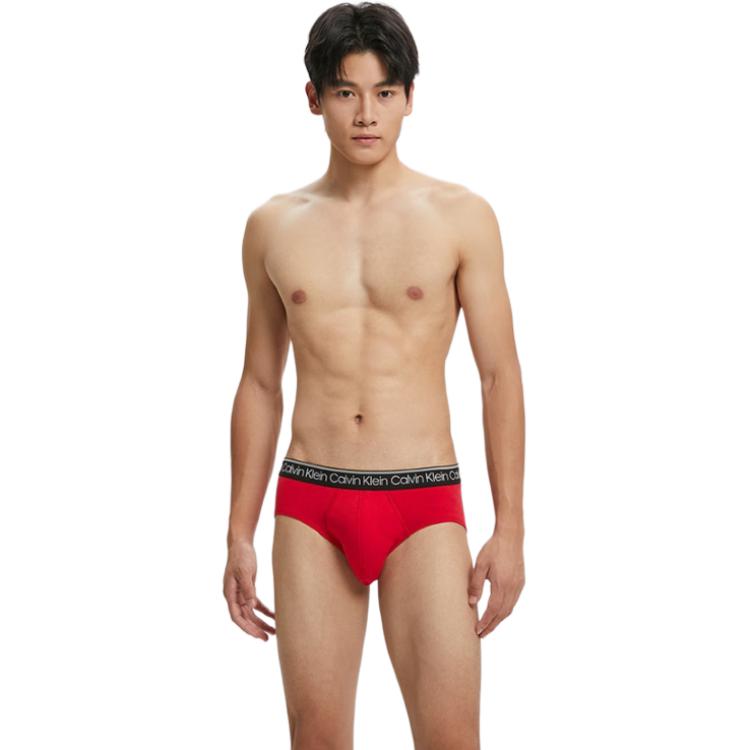 Кальсоны мужские CALVIN KLEIN комплект из 3 штук (чёрный, синий, чёрный с акцентом) — фото 4