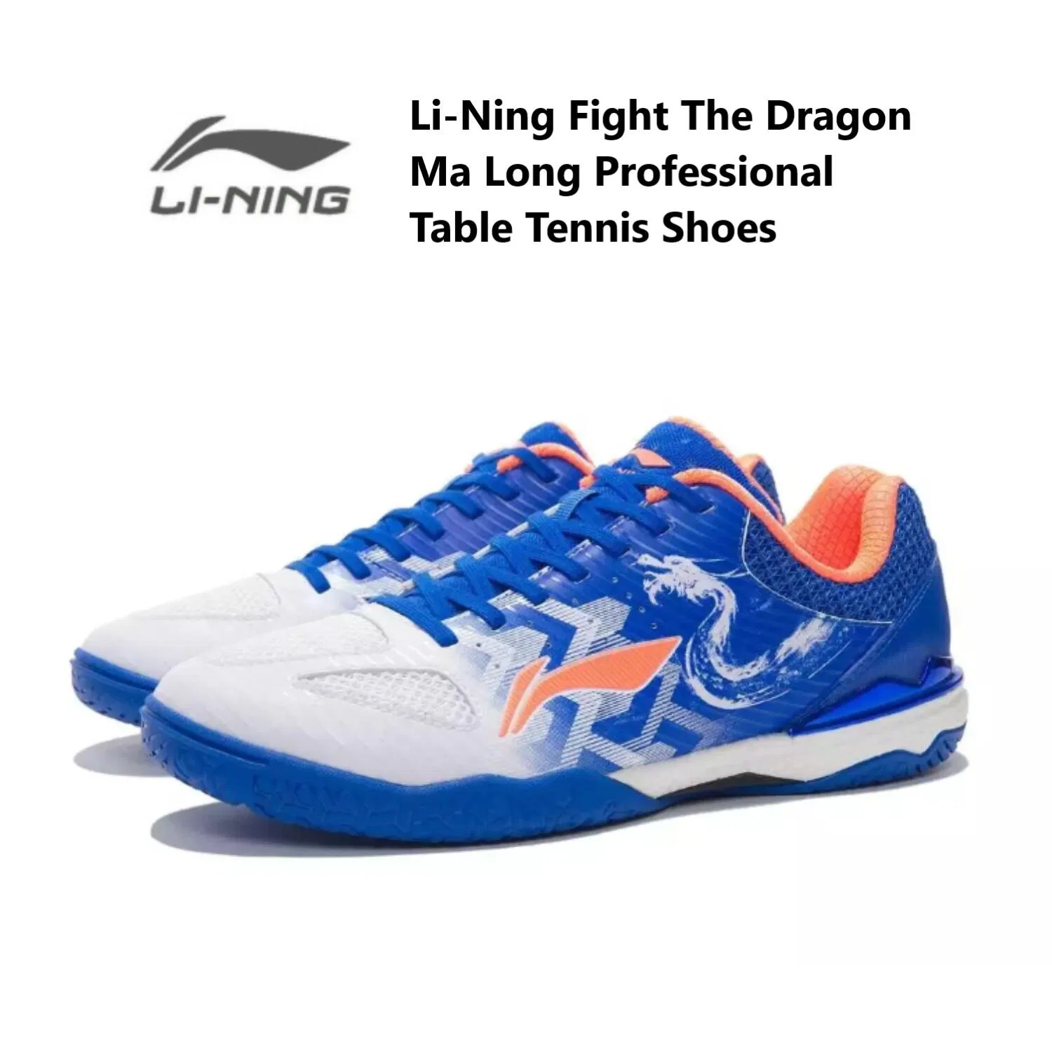 Кроссовки для настольного тенниса «Fight The Dragon Ma Long» от Li-Ning, Blue