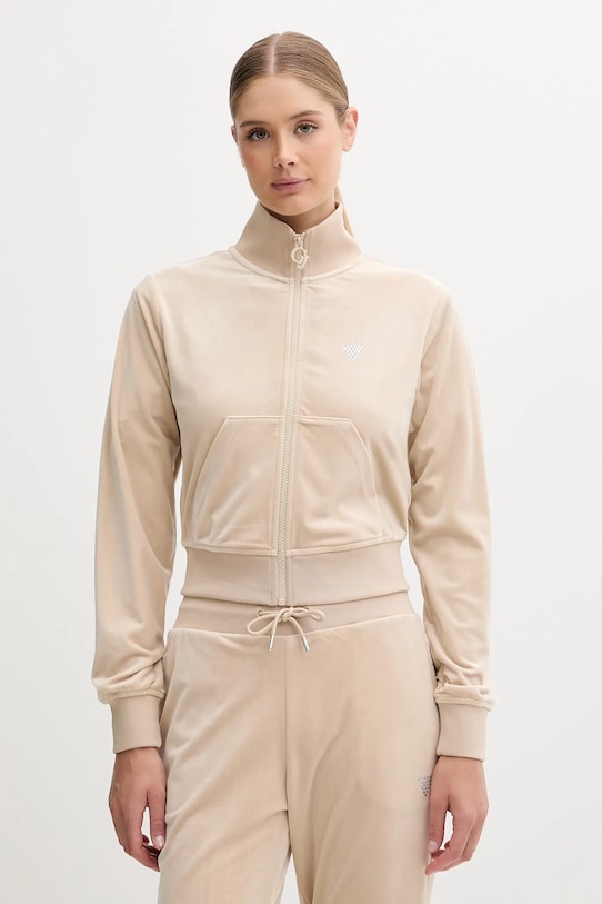 

Вельветовая толстовка COUTURE Guess, бежевый