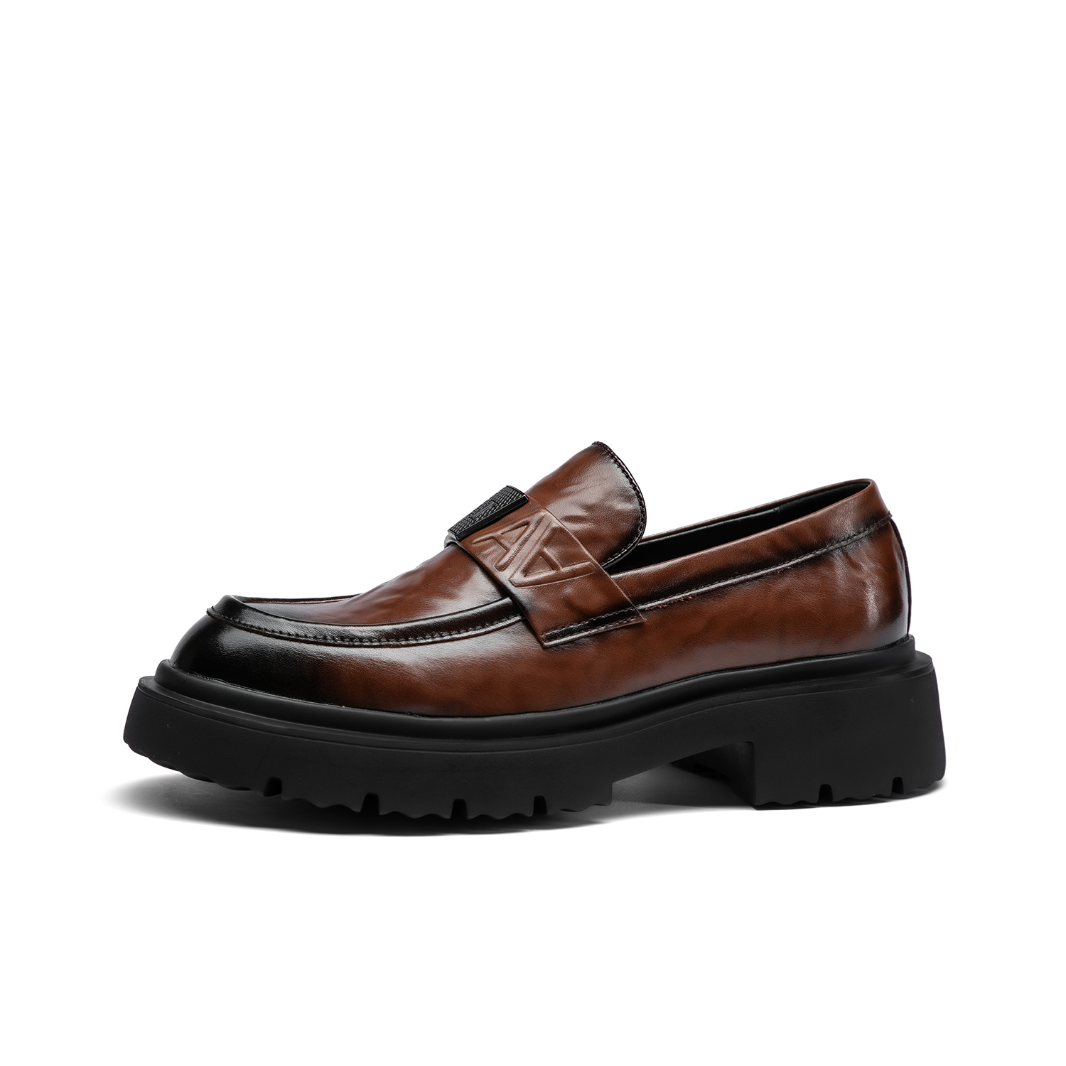 

ORP Мужские лоферы черно-коричневые коричневые, цвет Brown