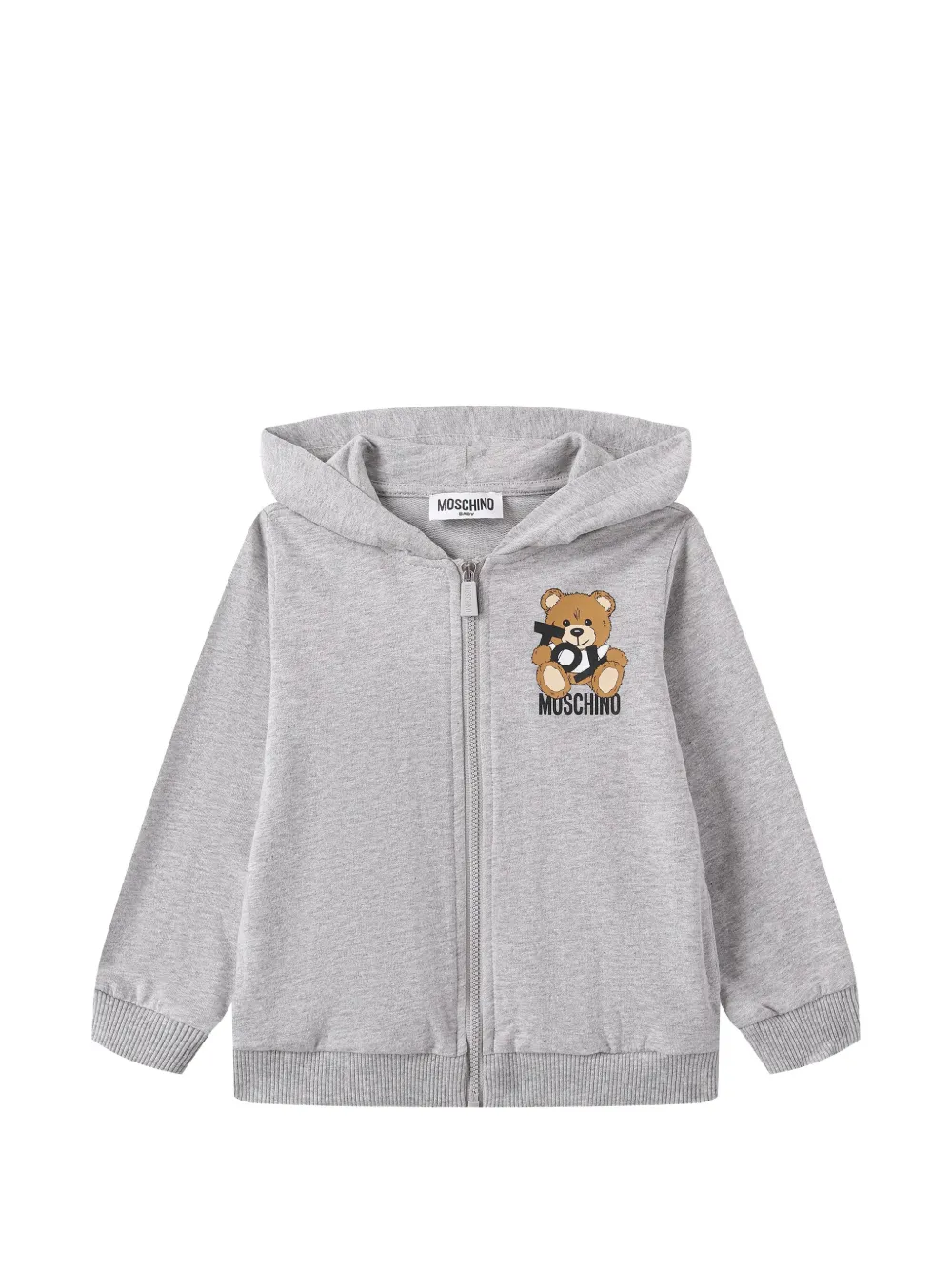 Спортивный костюм с принтом "медвежонок" Moschino Kids, серый — фото 2