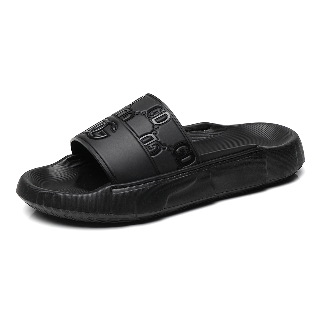 

HUITE Тапочки-слайды Shock Absorbers, черные, мужские