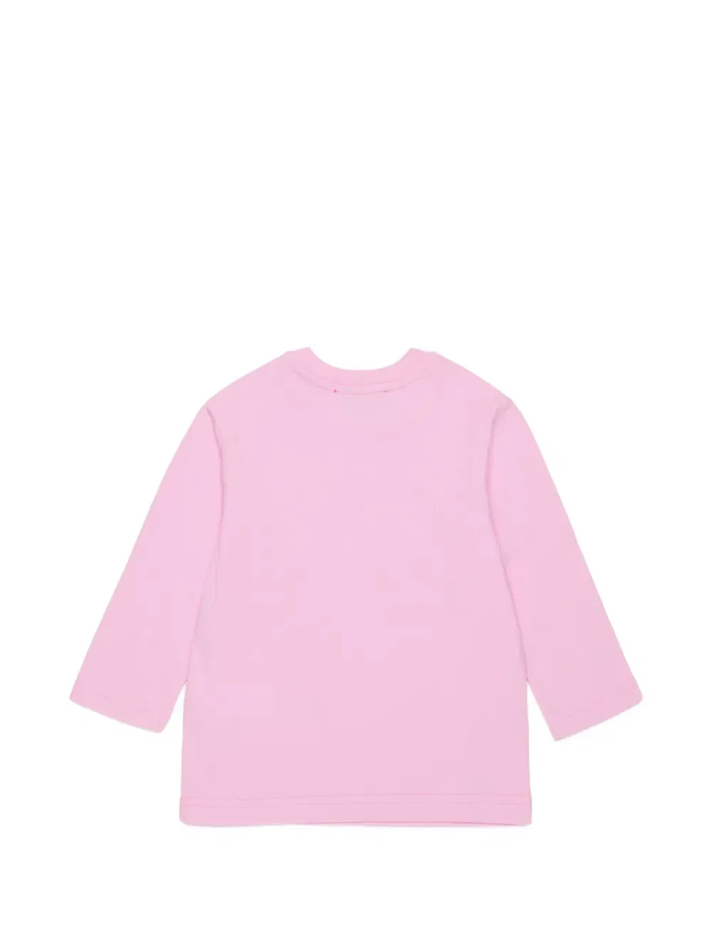 Футболка с длинными рукавами и логотипом Diesel Kids, розовый — фото 2