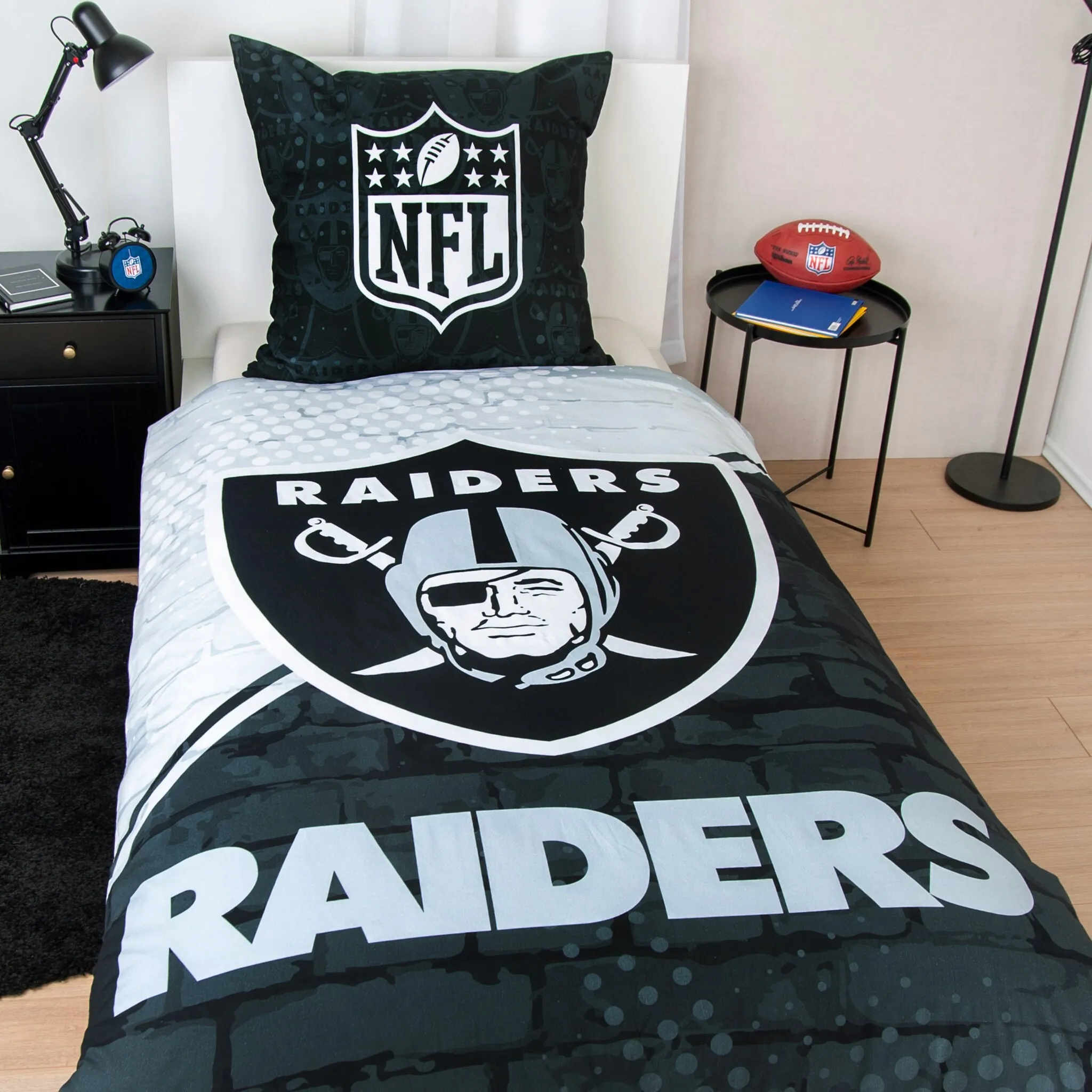 

Постельное белье НФЛ «NFL Raiders», двусторонний мотив, цвет bunt