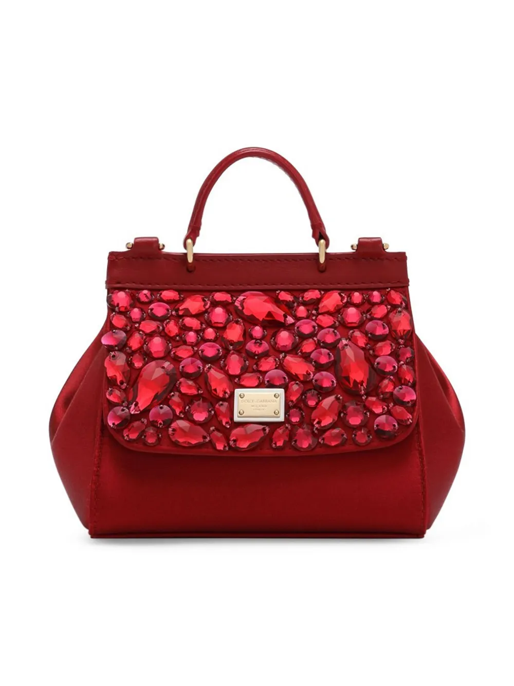 

Мини-сумка Sicily Dolce & Gabbana Kids, красный