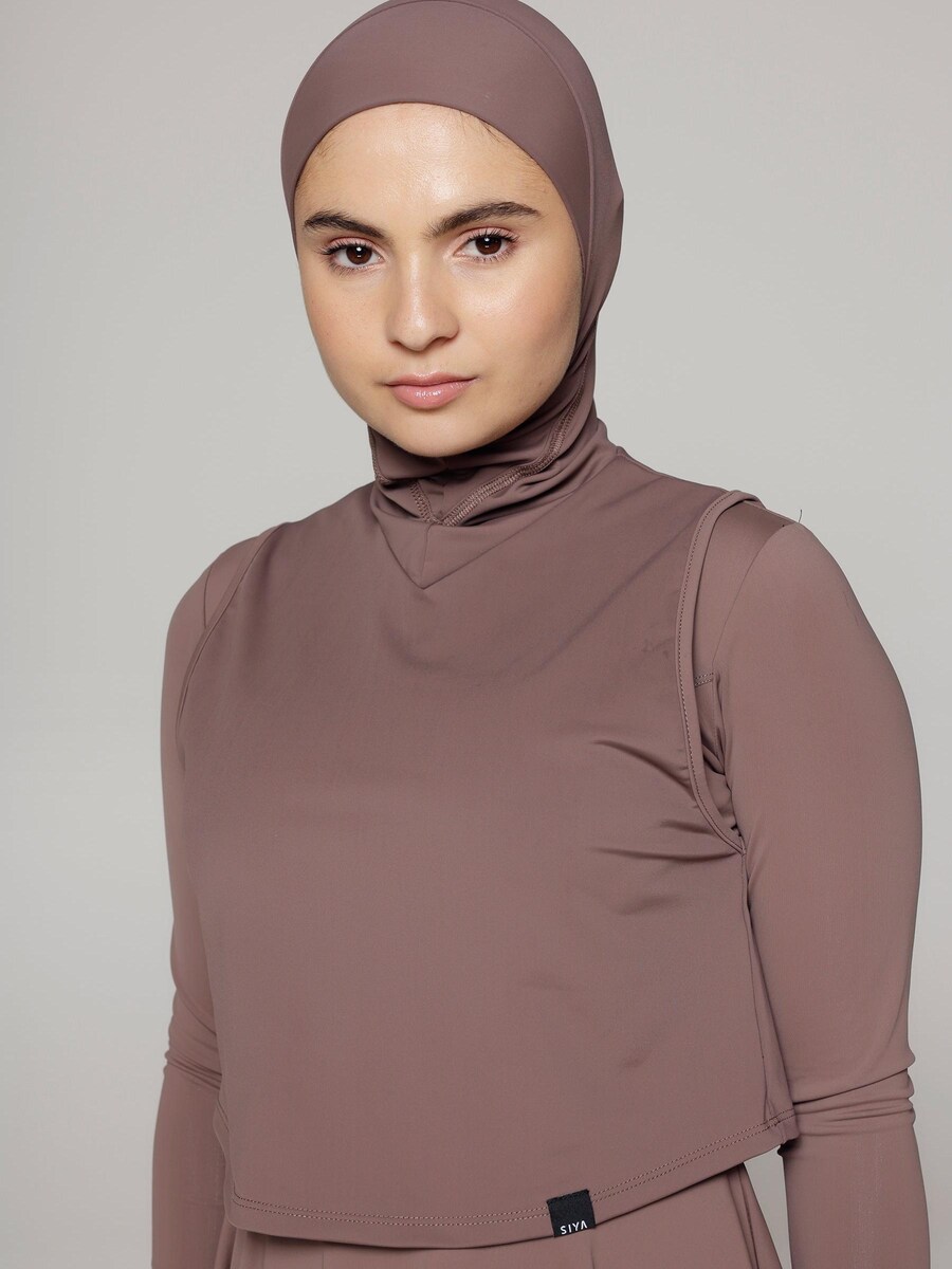 

Купальник-футболка SIYA Swimwear Hijab, темно-коричневый