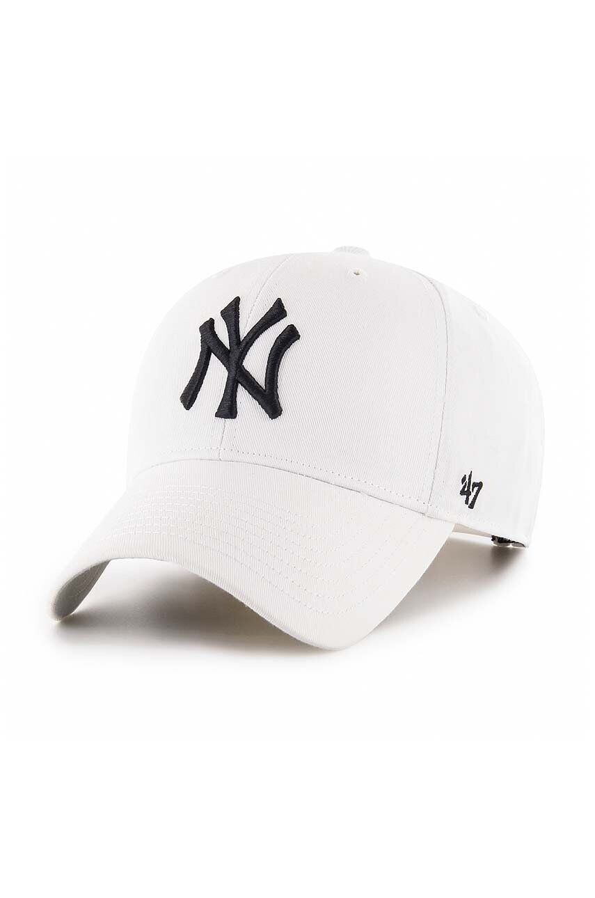 

Хлопковая бейсболка 47 бренда MLB New York Yankees 47 Brand, белый