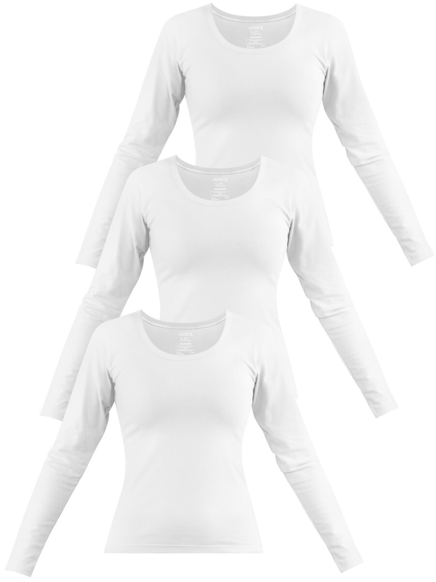 

Лонгслив Janice Shirt Nimes, белый