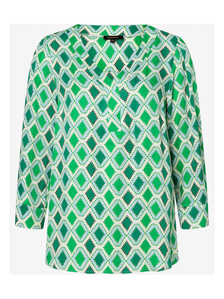 

Блузка More & More, цвет grün/weiß